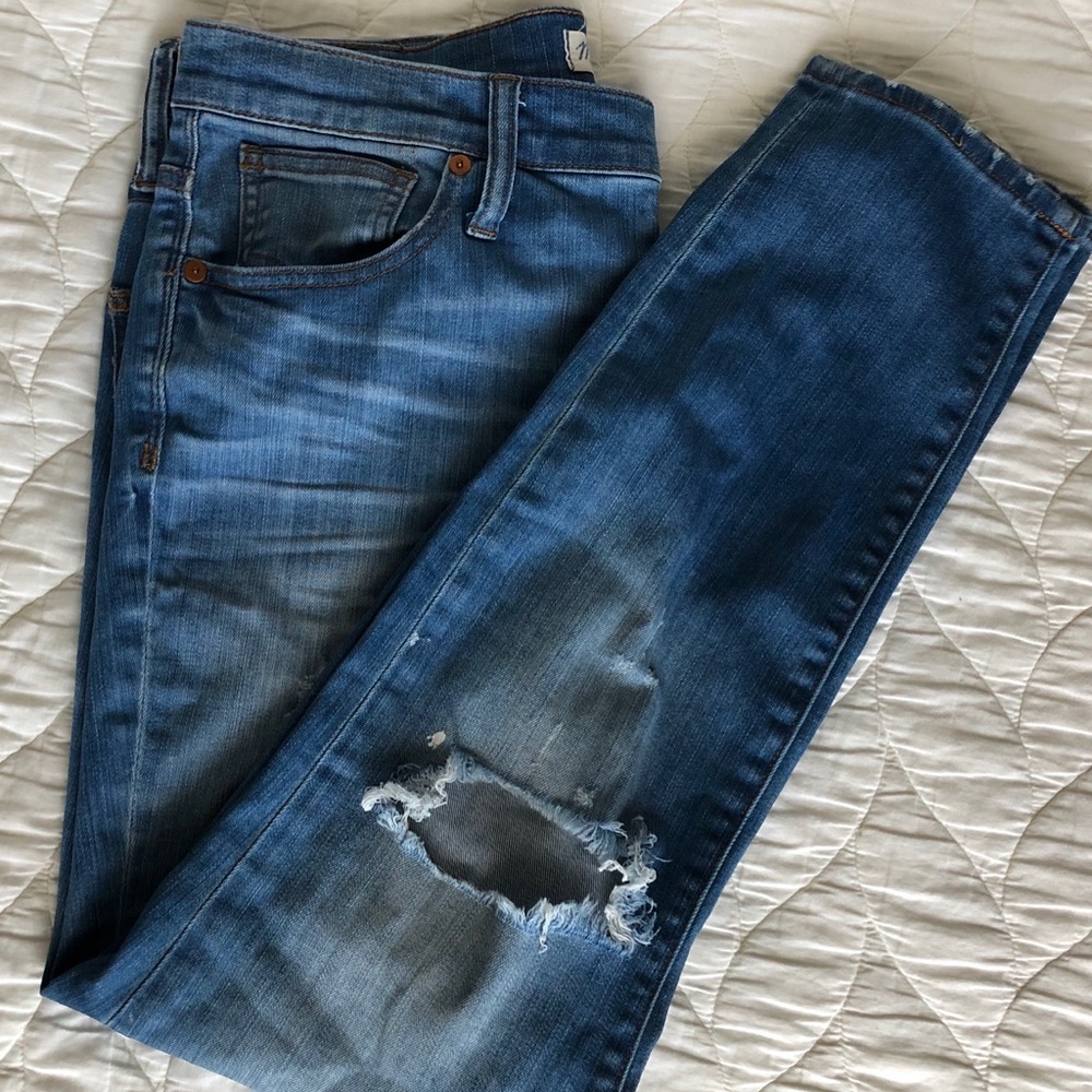 madewell 9” high riser skinny size 31 jeans